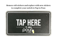 Load image into Gallery viewer, Tap to Pour Vinyl Stickers - Sheet of 10 stickers